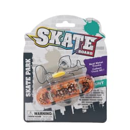 Finger Skateboard Shallow Concave Double Upturned Blister Card Package Fingerboard with Metal Bridge Competitive Fingertip Toy