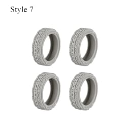 4PCS Premium Silicone Luggage Wheels Protector Covers Silent Shock-Proof Suitcase Wheels Cover Durable Trolley Box Casters Cover