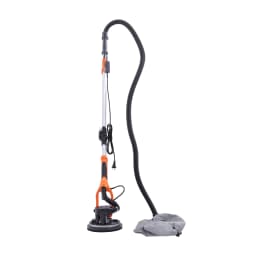 850W Electric Dustless Drywall Sander Ceiling Wall Putty Self Suction Grinning Machine w/LED Light+Bag, Angle Speed Adjustable