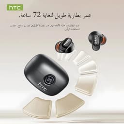 HTC NE79 TWS Wireless Bluetooth Earphones: AI Translator Earbuds Noise Cancellation Long Battery Life Premium Audio Headphones