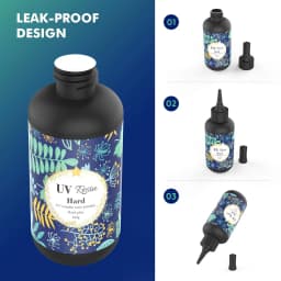 UV Resin - 100g Crystal Clear Hard Type UV Glue Ultraviolet Curing Epoxy Resin for DIY Jewelry Making, Craft Decoration
