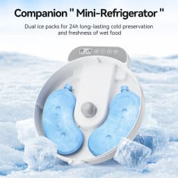 ROJECO Multifunctional Wireless Automatic Cat Feeder 4 Meals Wet Dry Food Dispenser Smart Timed Pet Feeder For Cat Dog Supplies