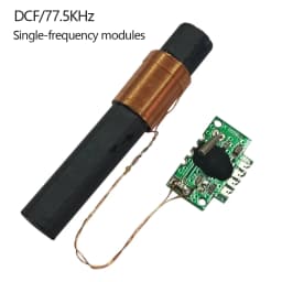 DCF77/JJY Receiver Module Radio Time Module Radio Clock With DCF Antenna 1.1-3.3V 77.5 KHz 22x13.5x1 Mm Radio Module Antenna