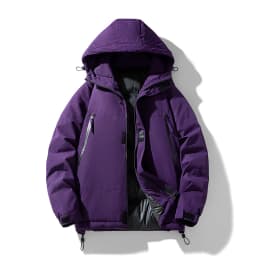 Winter Men's Warm Parkas Jacket Coat Solid Hooded Casual Waterproof Outwear Male Loose Thick Hooded Parkas Couple Clothing Coats