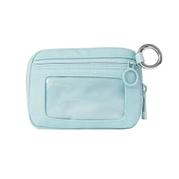 Women Cute Small Pouch Mini Wallet with Clear ID Window, Makeup Cosmetic Bag,Card Holder Bag for Purse,Toiletry Zipper Pouch