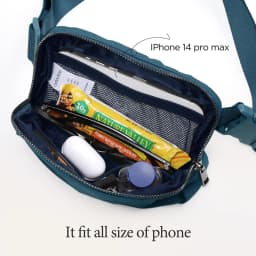 Multi Layers Running Waist Bag Multipurpose Zipper Chest Bag For Outdoor Travel
