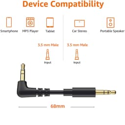 Aux Cable Speaker Cable 3.5mm Audio Cable for Car Headphone Audio 3.5mm Jack Speaker for Samsung Xiaomi Cable Aux 3.5mm