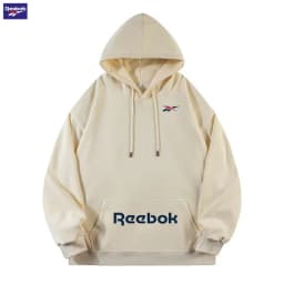 Reebok brand men's hooded jacket - Simple and fashionable style - Various solid colors - Comfortable and suitable for street wea