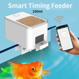 Automatic Aquarium Fish Tank Food Feeder Timing/Wifi Wireless Intelligent Mobile APP Voice Control Remote food dispenser