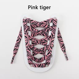 1Pair Animal Pattern Shoelaces Flat Sneakers Shoe Laces Tiger/Snake/Leopard Print Shoelace Outdoor Hiking Sports Shoes Strings
