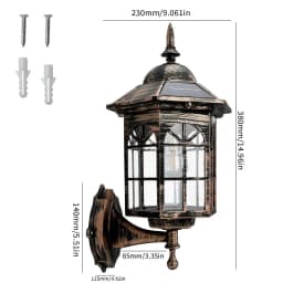 1PC Retro Landscape Solar Pathway Light Tungsten Filament Lamps Outdoor Garden Street Floor Decorative Solar Garden Led Lights