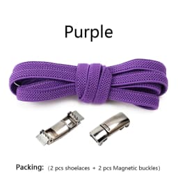 New Magnetic Lock Shoelaces without ties Elastic Laces Sneakers No Tie Shoe laces Kids Adult Flat Shoelace for Shoes Accessories