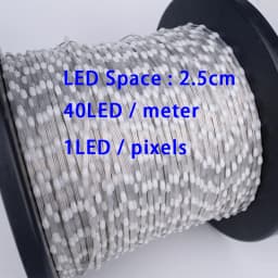 5V WS2811 WS2812 3PIN Black Wire LED String Lights Dream Color RGBIC Addressable Individually Fairy Light Seed Pixels Light