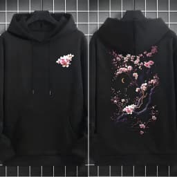 Plum blossoms that can withstand severe cold Print Mans Retro Loose Hoodie Fleece Warm Fashion Hoody Unisex Basics Clothing