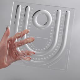1pc Transparent Acrylic Jewelry Display Tray Beading Design Board for Jewelry Making Bracelet and Necklace Storage And Display