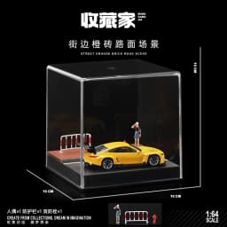 Collector 1/64 Car Model Parking Lot Small-scale Scene Acrylic Display Dust Cover Storage Box Friends Gifts Collect Ornaments