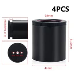 4pcs Cabinet Feet ABS Plastic Adjustable Leg Round Sofa Accessories Furniture Cabinet Legs Coffee Table Replacement Hardware