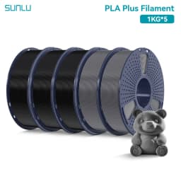SUNLU 5KG PLAPLUS Filament 1.75MM Neatly Arranged No Knots No Bubble Eco-Friendly Non-Toxic Odorless Bright Color Good Toughness