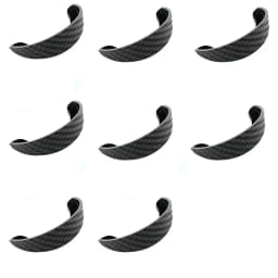 Car Reversing Camera Rain Cover Car Rear Camera Rain Cover Carbon Fiber Pattern Car Rear View Camera Protection Trim Dust Shield