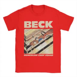 BECK Mongolian Chop Squad T Shirts for Men Cotton Fun T-Shirt Crewneck  Tee Shirt Short Sleeve Clothes Birthday Present