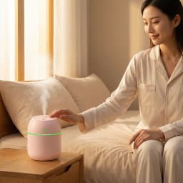 220ML Air Humidifier Cool Mist Aroma Diffuser LED Night Light Power-Off Protect USB Humidificador For Home Office