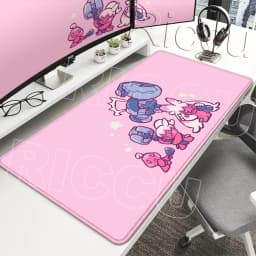 Mouse Pads P-pokemon Tinkaton Gamer Computer Keyboard Rug Rubber Non-slip Mats Kawaii LockEdge Carpet Gaming Accessories XXL Mat