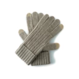 Winter High-Quality 100% Real Cashmere Touch Screen Gloves Women Soft Warm Stretch Knit Mittens Full Finger Guantes Female