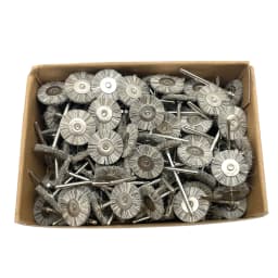19/22/25mm Polishing Brushes Soft Hard Abrasive Buffing Grinding Wheel 2.35mm Shank Dremel Accessories for Jewelry Rotary Tools