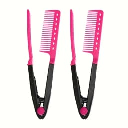 WANMEI 1/2pcs Shaped Straight Hair Comb Plastic Detangle Hair Styling Comb Folding DIY Hair Straightener Salon hair styling tool