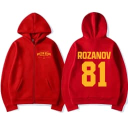 TV Heated Rivalry LIya Rozanov 81 Zipper Hoodies Men's Women Clothing Fashion Zip Up Sweatshirts Long Sleeve Jackets Streetwear