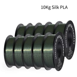 GEEETECH 10Kg 3d Silk PLA Filament 1.75mm Spool Wire For 3D Printer Material, Safety, Vacuum Packaging