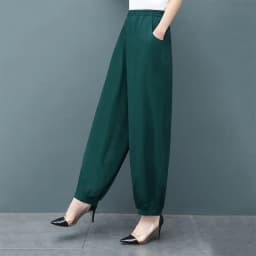Cotton Silk Pants Women New Spring Summer Elastic High Waist Harem Pants Fashion Printed Casual Wide Leg Pants Female Trousers