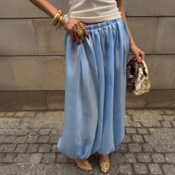 Talenza Women's Fashion Casual Pants Elegant Solid Patchwork Loose Long Pants Vintage Summer Commuter High Street Female Pants