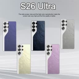 2026 New global version S26 ultra smartphone is equipped with the Android 15 and supports dual SIM cards, WiFi .GPS
