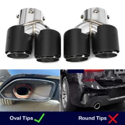 For BMW M240i M340i M440i G20 G21 G22 G42 Exhaust Pipe Upgrade Quad Muffler Tailpipe Tip Nozzle Exhaust Head
