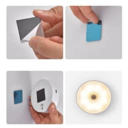PIR Motion Sensor 8LED LED Night Light Human Body Induction Wireless Detector Automatic Light On / Off For Home Bedside Lighting