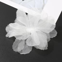 5PC 3D Organza Artificial Flowers Head For Home Wedding Decoration Gradient Bridal Headwear DIY Clothing Making Hair Accessories