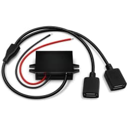 12V 24V 36V 48V 60V 72V to 5V 3A 15W DC to 11-90V to 5V USB Converter with Type C and Micro USB Output Power Adapter Converter