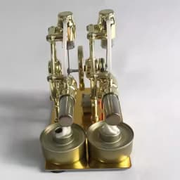 DIY Micro Model Steam Power Technology Science Science Generator Mini Hot Air Stirling Engine