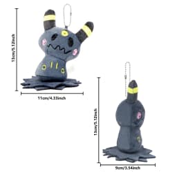 Mimikyu Eevee Plush Keychain Pocket Monster Cos Eeveelution Snorlax Doll Anime Pendant For Fan Collectible Sylveon Present Decor