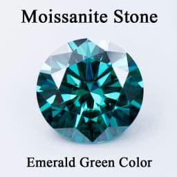Moissanite Stone Round Cut Rainbow Purple Color DIY Charms Jewelry Making Ring Necklace Earrings Main Materials Certificate