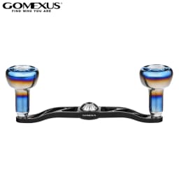 Gomexus 120mm Aluminum Handle with Titanium Knob BDH-TA30 Baitcasting Reel Replacement Parts Predator Power Fishing Tai Rubber