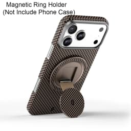 WiWU Aramid Fiber Magnetic Ring Holder for iPhone 17 Pro Max 360°Rotation Mobile Phone Stand for iPhone 16 15 Phone Bracket