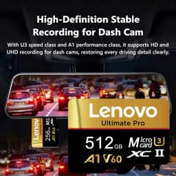 Lenovo Micro SDXC TF Memory Card High Transfer Speed UHS-I C10 U3 64GB 128GB 256GB 512GB 1TB for PC Laptop Surveillance Camera