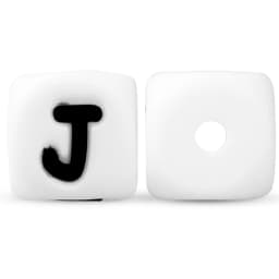 100pcs 12mm Letters Silicone Beads Pacifier Clips Alphabet DIY Personalized Name Chain Jewelry Accessories Making Food Grade