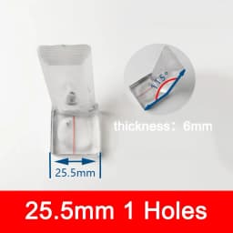 Magnifier Baffle For Sliding Table Saw Ruler Edge Banding Woodworking Machine 25mm 1 Holes 32mm 2 Holes 25.5mm 1 Holes