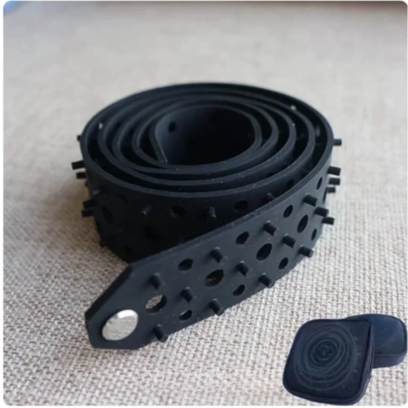 Large Aperture Basketball Referee Belt Silicone Referee Uniform Belt Shirt Belt Free Storage Bag Solid Silicone Nail Anti-drop