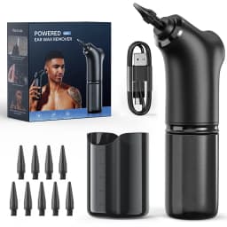 Electric Ear Wax Removal Irrigation Kit 3 Pressure Modes Electric Ear Cleaner Waste Water Tank Water Safe FlushingTool Home Care