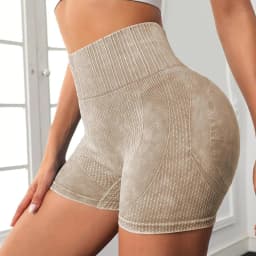 Tight, High Waisted, Sexy Peach Quick Drying, Breathable Yoga Pants, WOMEN'S Running, Sports, and Fitness Three Point Shorts