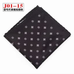 Men Pocket Square Print Real Satin Small Square Scarf Gentleman Business Suit Shirt Chest Scarf Handkerchief 24*24cm